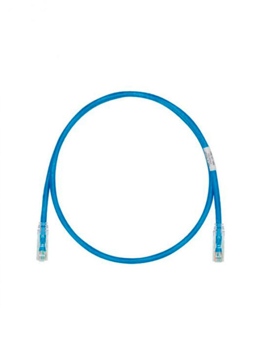 Patch Cord Panduit categoría 6A S/FTP de 3 metros en color azul, ideal para redes de alta velocidad y aplicaciones que requieren máxima protección contra interferencias. Perfecto para entornos empresariales, residenciales e industriales. Calidad premium garantizada por la marca Panduit.